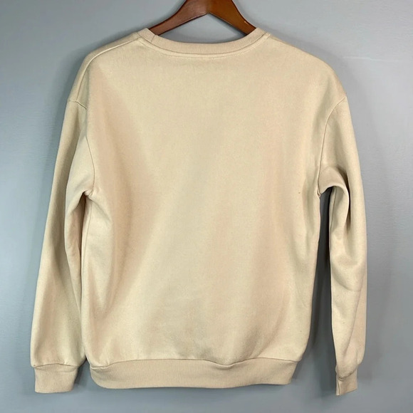 SHEIN Mount Everest Graphic Thermal Pullover Sweatshirt EZwear Tan M - Picture 7 of 12